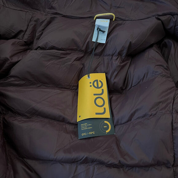 Lole NWT Faith L Edition Sz XS Jacket El Capitane Maroon Full Zip LUW0638 Vegan - Picture 8 of 9
